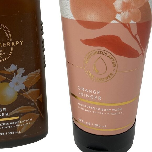Aromatherapy Orange Ginger Moisturizing Body Lotion and Body Wash Gift Set - Picture 2 of 6